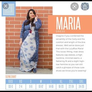 Maria NWT Lularoe Maxi Dress
